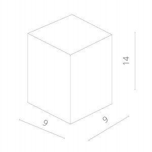Точечный светильник Tubo A9261PL-1WH