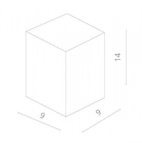 Точечный светильник Tubo A9261PL-1WH