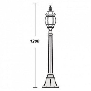 Наземный фонарь 83407S W