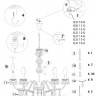 Подвесная люстра Cuimbra 63116-6