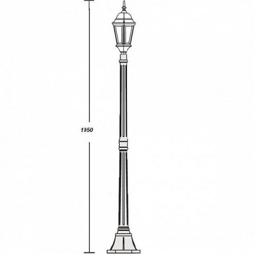 Наземный фонарь  91408L Bl