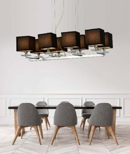 Подвесная люстра Fianelo LDP 1248-8 BK