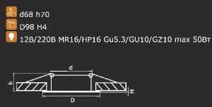 Точечный светильник LEVIGO 010010