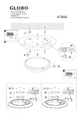 Потолочный светильник Ufo I 41644