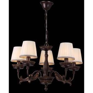 Подвесная люстра Renaissance RENAISSANCE 11381/5C BROWNCOPPERGLD