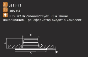 Точечный светильник LEDDY 212173