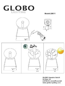 Интерьерная настольная лампа Plasma 28011