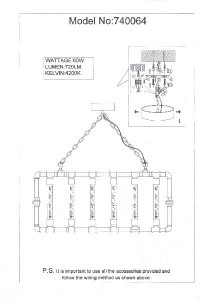Подвесной светильник Condetta 740064