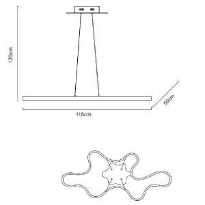 Подвесной светильник Lago A9425SP-1CC