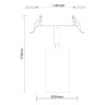 Точечный светильник Dario ST303.508.01