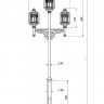 Наземный фонарь Palazzo 530-43/b-50