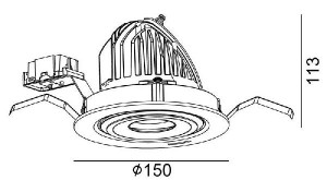 Точечный светильник Shop 565079