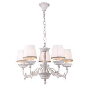 Подвесная люстра Renaissance RENAISSANCE 11381/5C WHITE GOLD