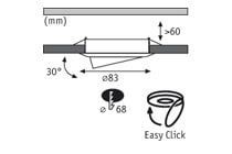 Точечный светильник Lens Flood 98727