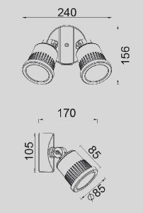 Прожектор уличный W6158