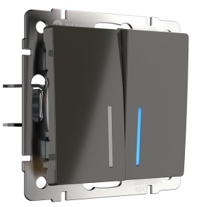 Выключатель  WL07-SW-2G-2W-LED