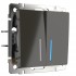 Выключатель  WL07-SW-2G-2W-LED