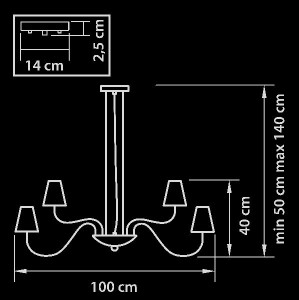 Подвесная люстра DIAFANO 758162