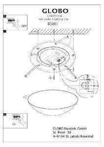 Настенно-потолочный светильник Noir 40481