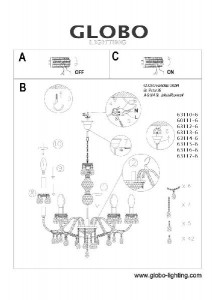 Подвесная люстра Cuimbra I 63110-6