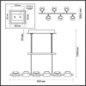 Подвесной светильник Jill 3746/30L