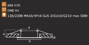 Точечный светильник LEVIGO 010012