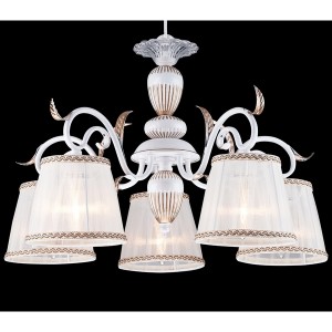 Подвесная люстра Iris IRIS 11389/5C WHITE GOLD