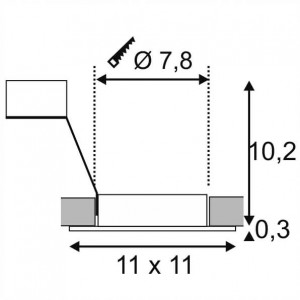 Точечный светильник New Tria 113456