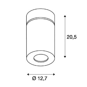 Точечный светильник Supros 118181