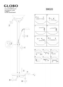 Торшер Leonas 59020