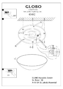 Настенно-потолочный светильник Noir 40482