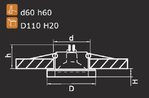 Точечный светильник Faceto cr 006310