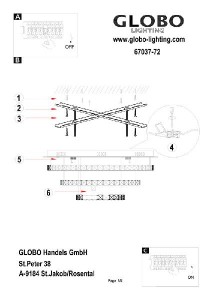 Потолочный светильник Marilyn I 67037-72