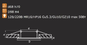 Точечный светильник LEVIGO 010014