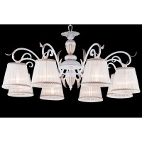Подвесная люстра Iris IRIS 11389/8C WHITE GOLD