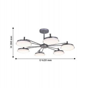 Потолочная люстра Ledante 2471-6P
