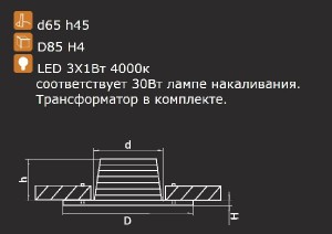 Точечный светильник LEDDY 212178