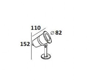 Прожектор уличный 77195
