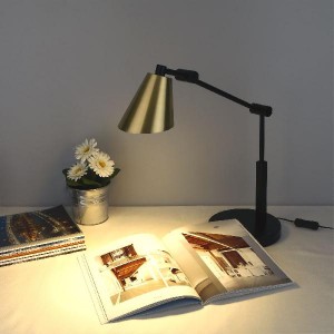 Офисная настольная лампа Fabula Fabula сатинированное золото (TL70100)