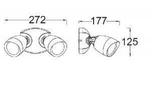 Прожектор уличный W6219A