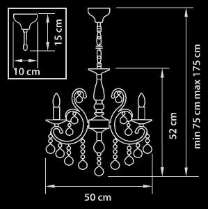 Подвесная люстра Elegante 708052
