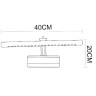 Подсветка для картин Picture Lights Led A1105AP-1CC