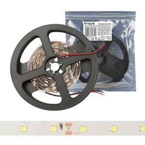 Светодиодная лента  ULS-Q921 2835-60LED/m-8mm-IP20-DC12V-4,8W/m-3M-WW катушка в герметичной упаковке