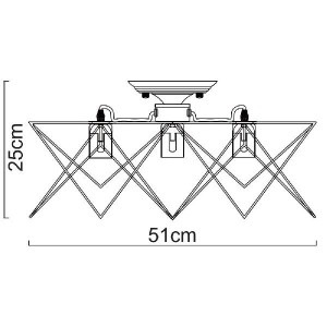 Потолочная люстра Tela A6048PL-5CC
