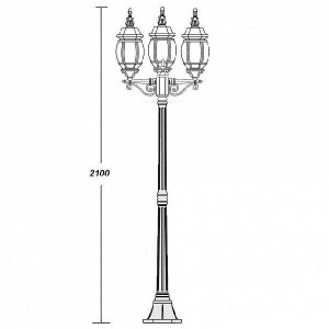 Наземный фонарь 83408L B Bl