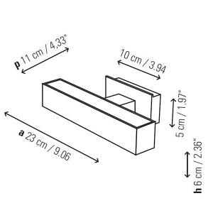 Настенный светильник TWAL TWAL Chrome