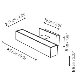 Настенный светильник TWAL TWAL Chrome