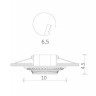 Точечный светильник Occhio A5280PL-1CC