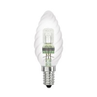 Лампочка галогеновая  HCL-28/CL/E14 candle twisted