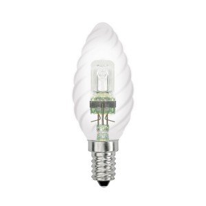 Лампочка галогеновая  HCL-28/CL/E14 candle twisted